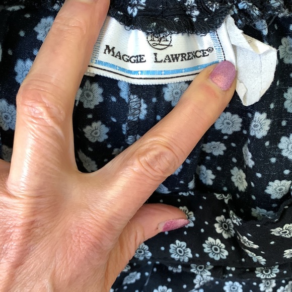 Vintage Maggie Lawrence Pull On MIDI Aline Skirt - Picture 6 of 6